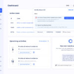 CaseCraft.AI dashboard - active cases, deadlines and the AI legal assistant