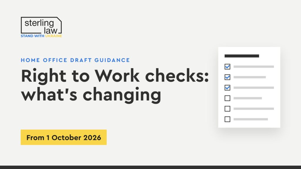Right to Work checks: what's changing from 1 October 2026